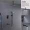 Kibi Cube Pressure Balanced Ceiling Mounted 3-Function Shower System with Rough In Valve - Matte Black KSF413MB - alternate 2